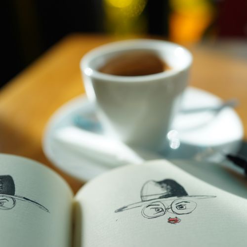 dessiner au bistrot du coin