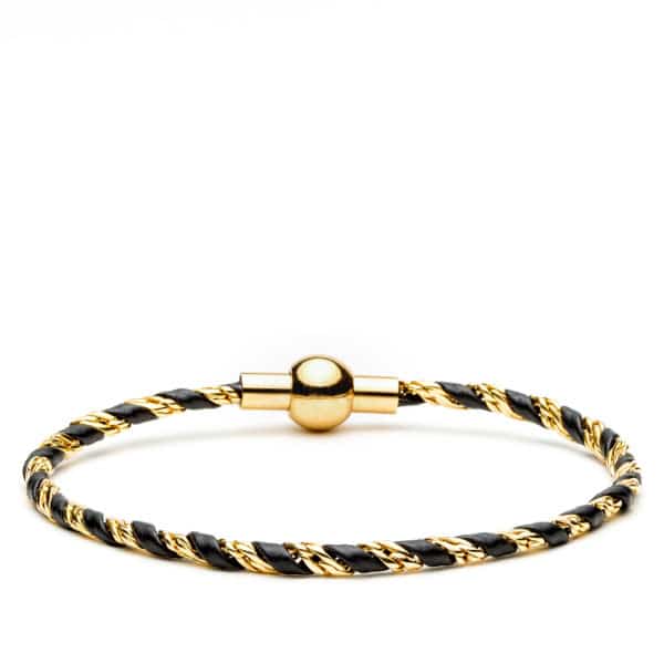 Bracelet cuir or fin