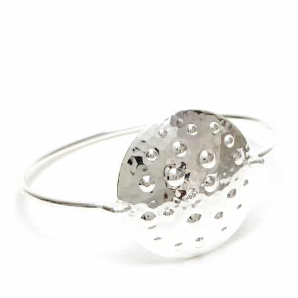 Bracelet bouclier argent