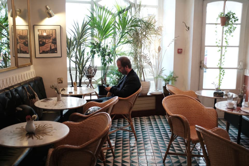 Le café de l'hôtel du temps à Paris