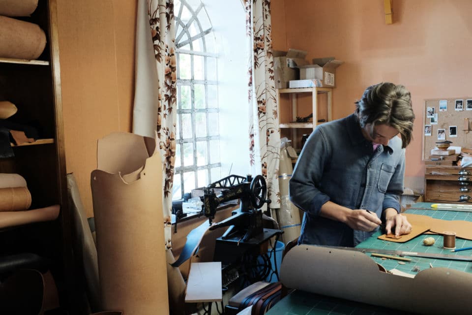 Un Sac à main en cuir fabriqué en France avec du cuir tanné de façon végétale