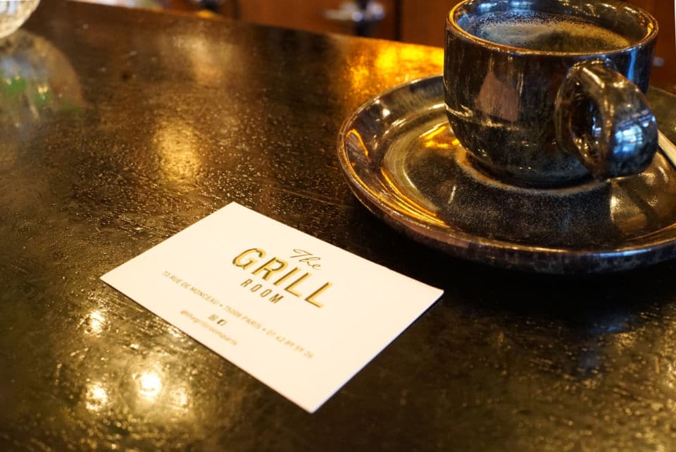 Le grill room à Paris