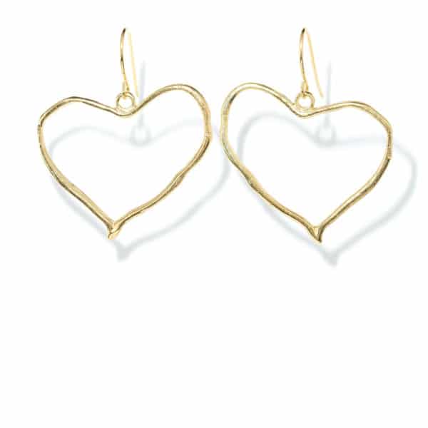 Boucles d’oreilles coeur or Boucles d’oreilles coeur or