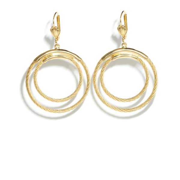 Boucles d’oreilles marché Charonne plaquées or Boucles d’oreilles marché Charonne plaquées or