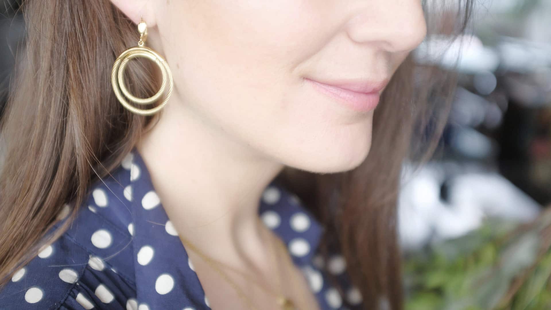 boucles d’oreilles plaquée or